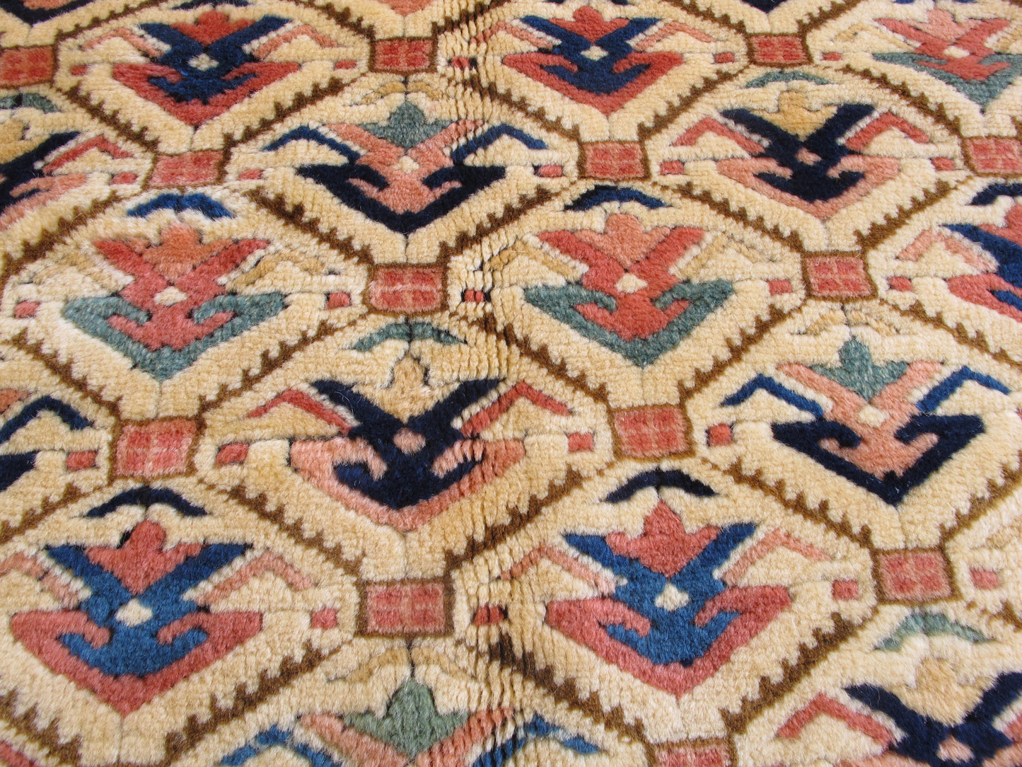 Hand Made Large Oriental Rug,Exquisite Vintage Traditional Wool Carpet 211x307