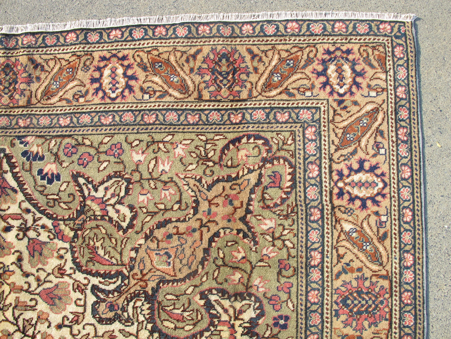 Handmade Old Oriental Rug,Large Living Room Vintage Rug,Wool Handmade Carpet 6x9