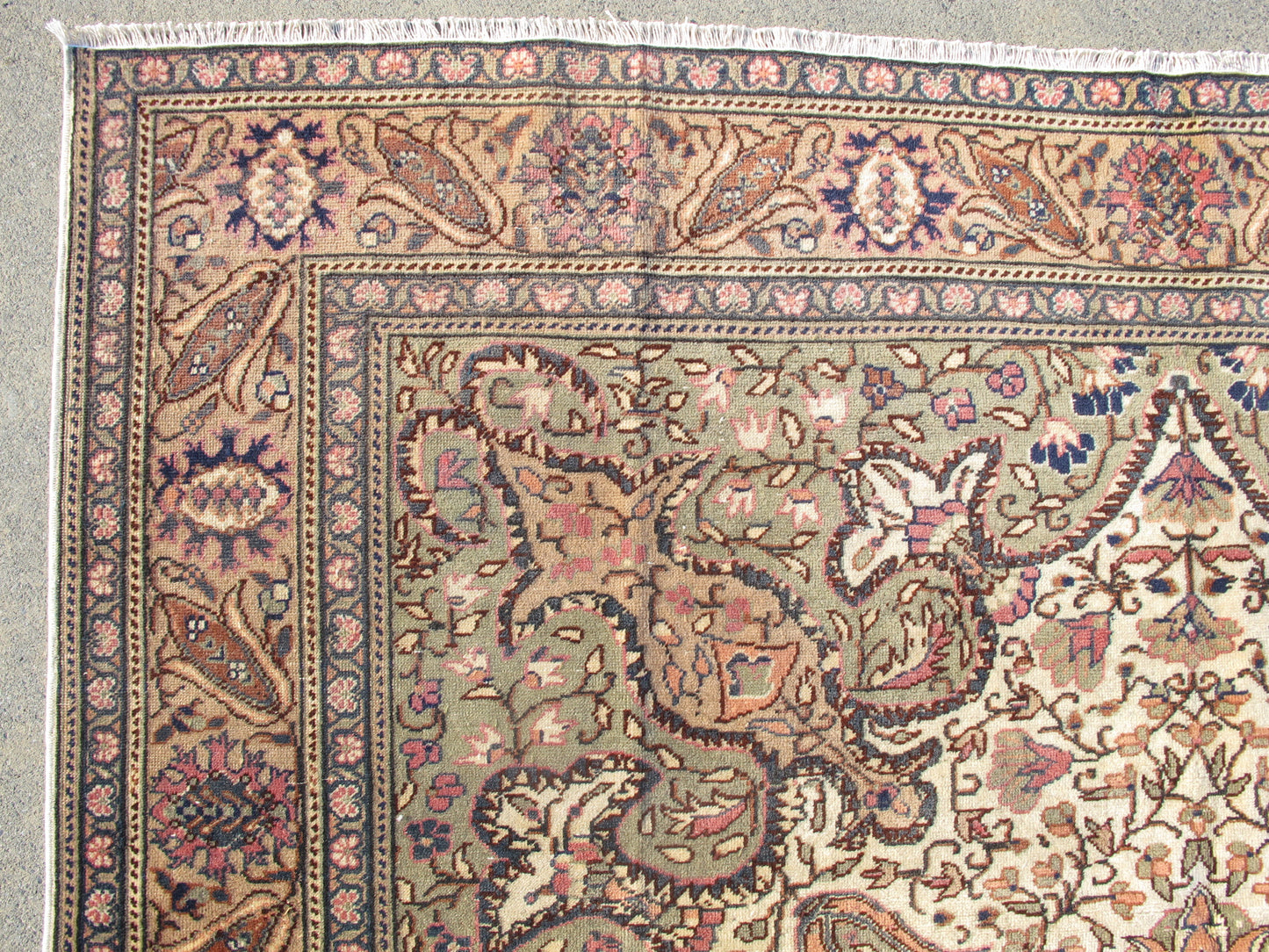 Handmade Old Oriental Rug,Large Living Room Vintage Rug,Wool Handmade Carpet 6x9