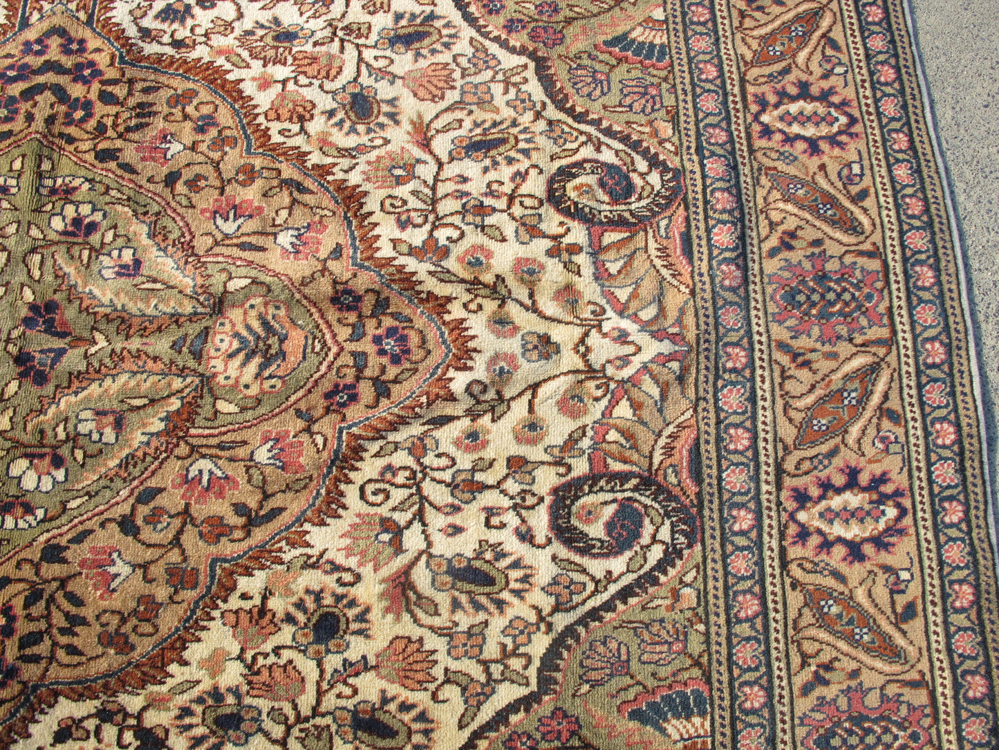 Handmade Old Oriental Rug,Large Living Room Vintage Rug,Wool Handmade Carpet 6x9