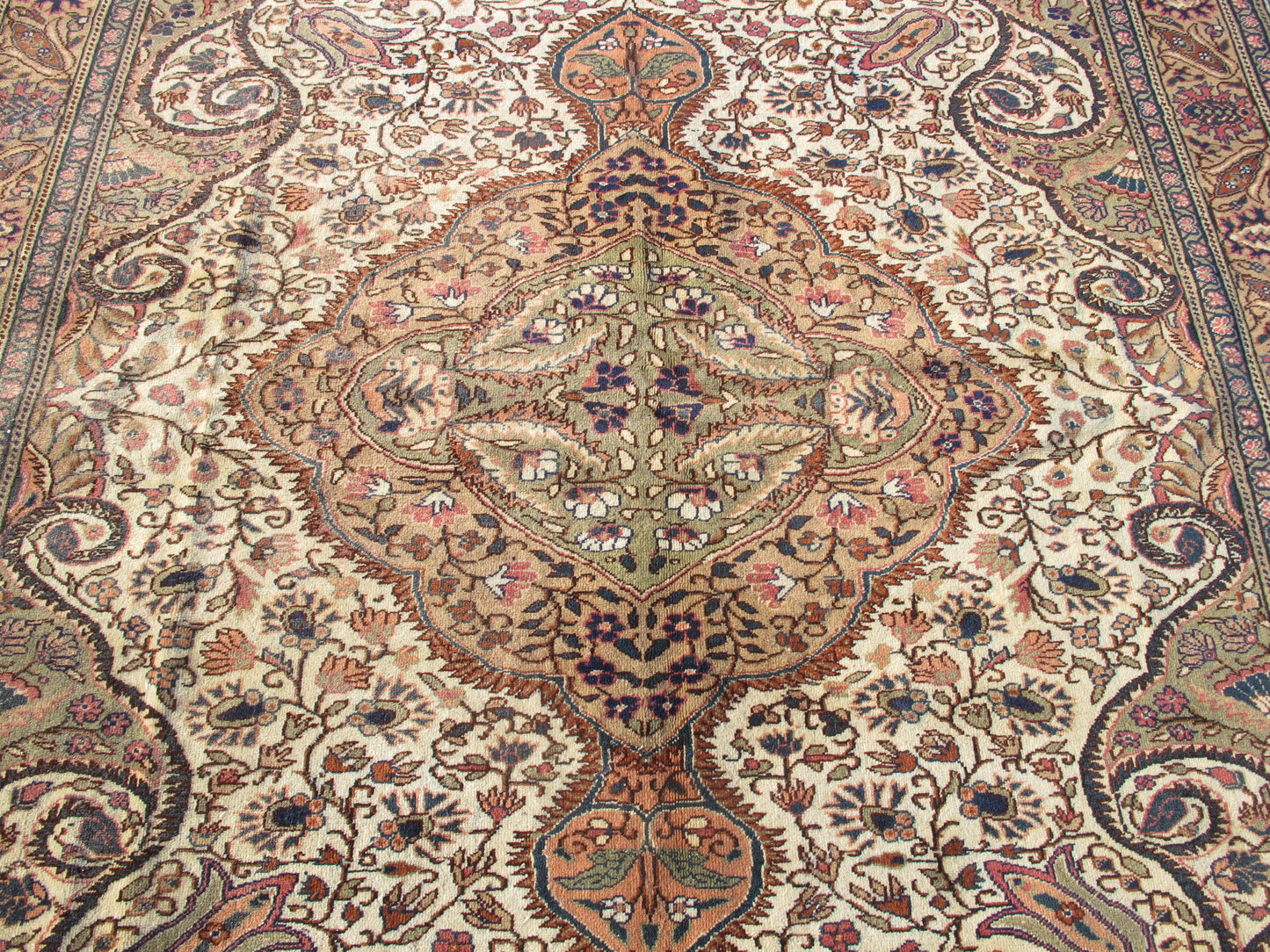 Handmade Old Oriental Rug,Large Living Room Vintage Rug,Wool Handmade Carpet 6x9