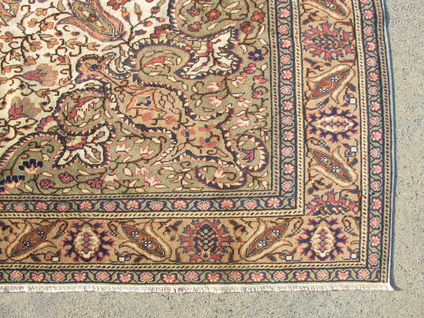 Handmade Old Oriental Rug,Large Living Room Vintage Rug,Wool Handmade Carpet 6x9