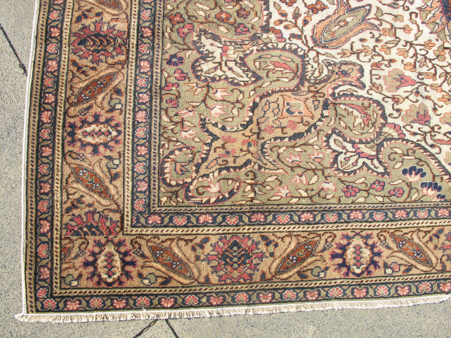 Handmade Old Oriental Rug,Large Living Room Vintage Rug,Wool Handmade Carpet 6x9