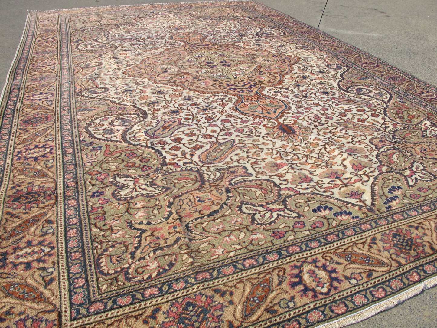 Handmade Old Oriental Rug,Large Living Room Vintage Rug,Wool Handmade Carpet 6x9