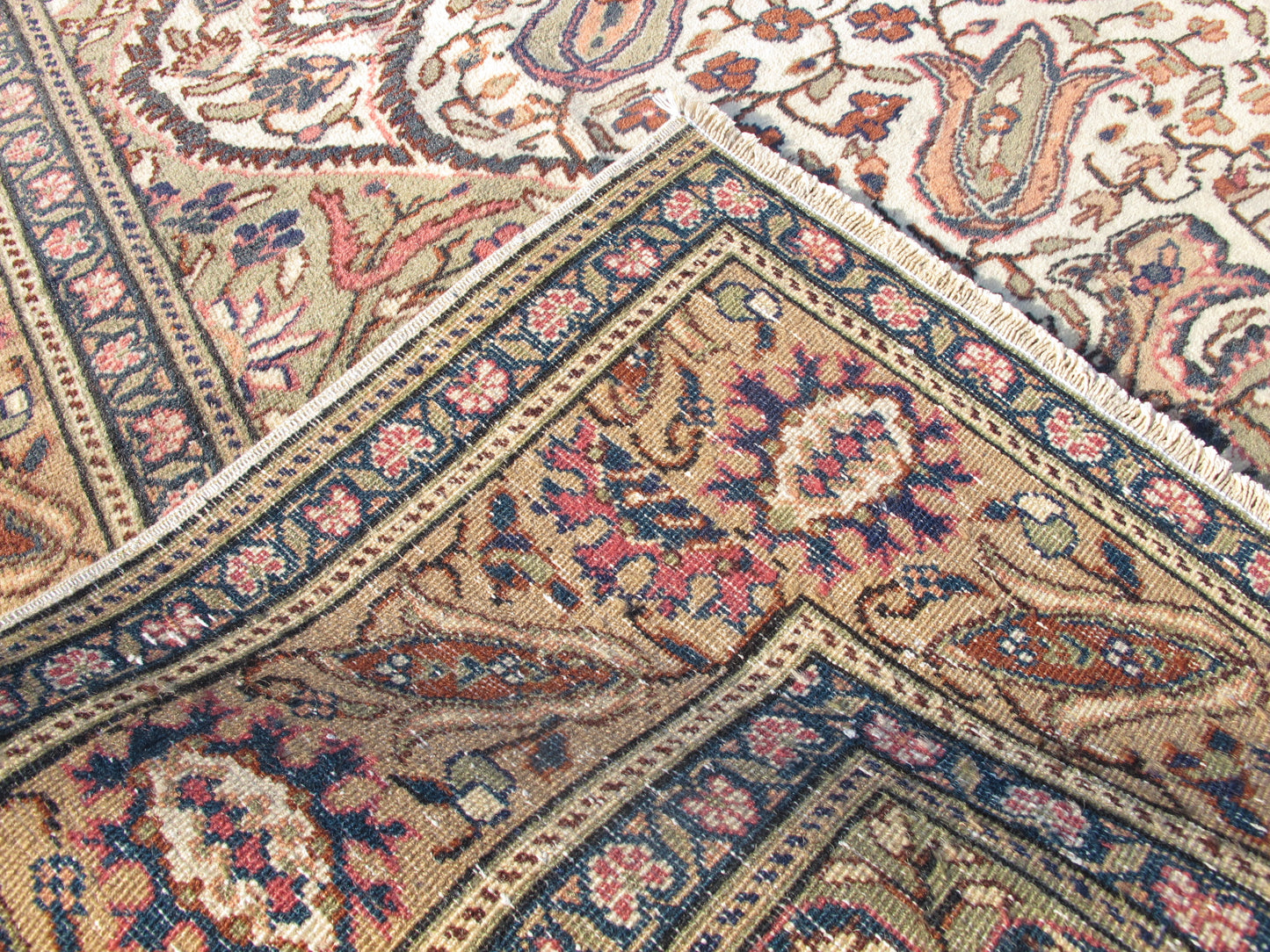 Handmade Old Oriental Rug,Large Living Room Vintage Rug,Wool Handmade Carpet 6x9