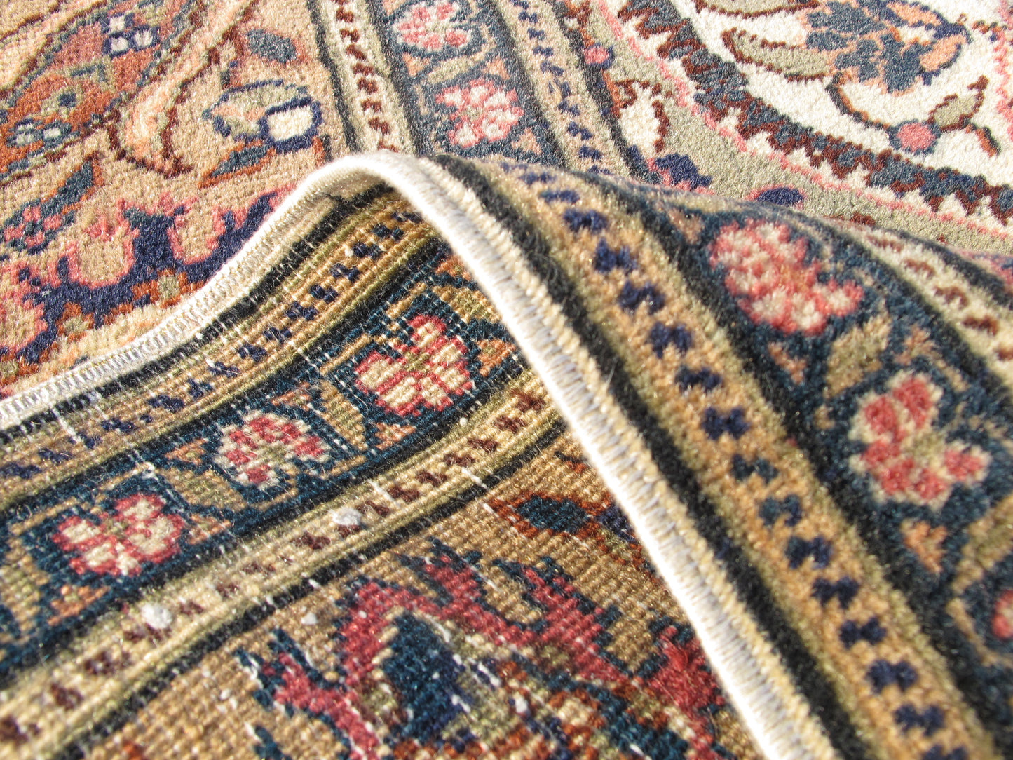 Handmade Old Oriental Rug,Large Living Room Vintage Rug,Wool Handmade Carpet 6x9