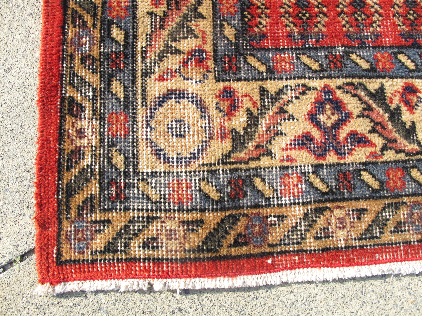 Antique Decor Hand Knotted Vintage Rug Distressed Persian Pattern Wool Area Rug Large Traditional Carpet