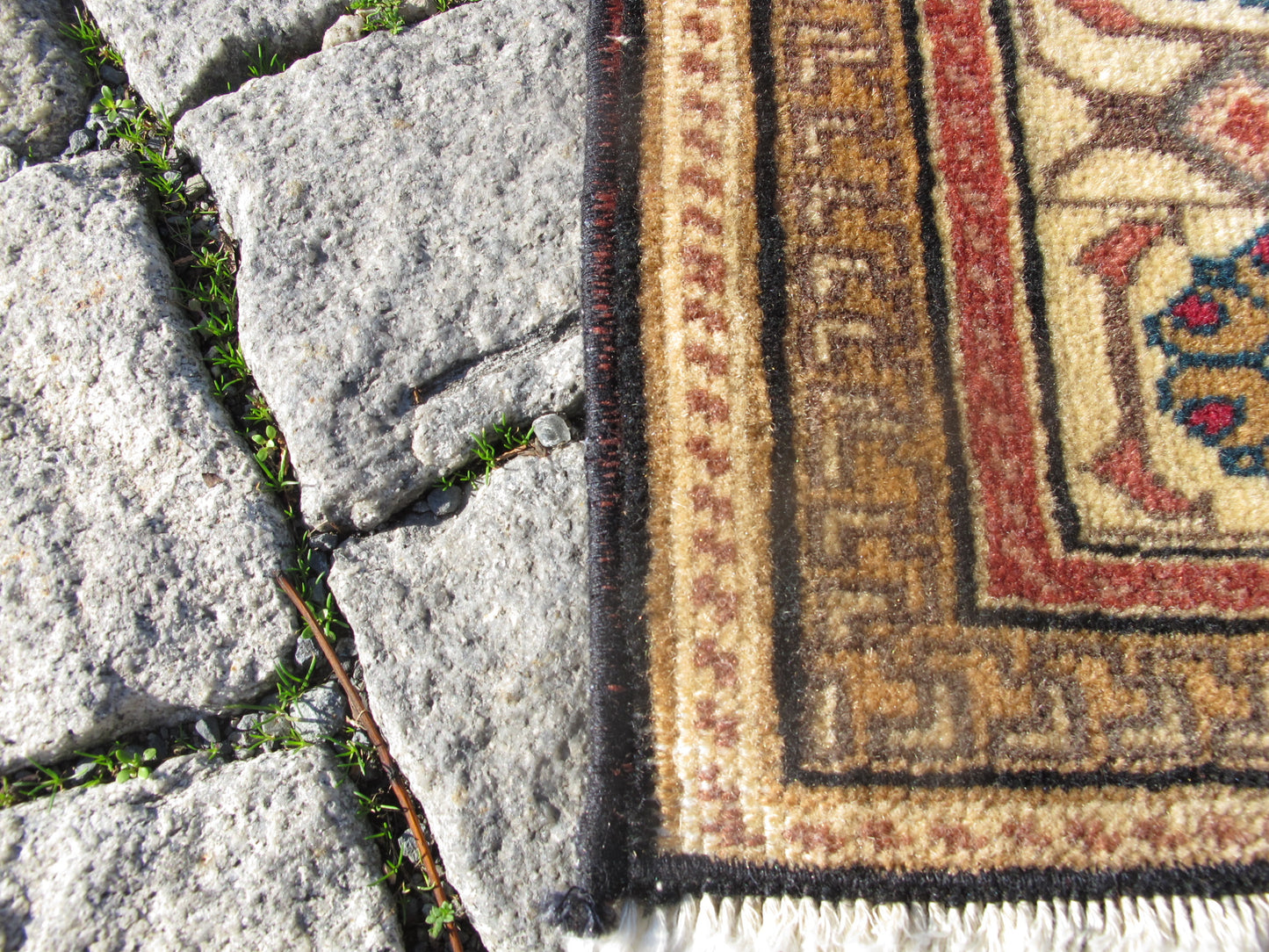 Vintage Oriental Wool Rug 6x9 Large Area Rug for Living Room,Traditional Turkish Carpet