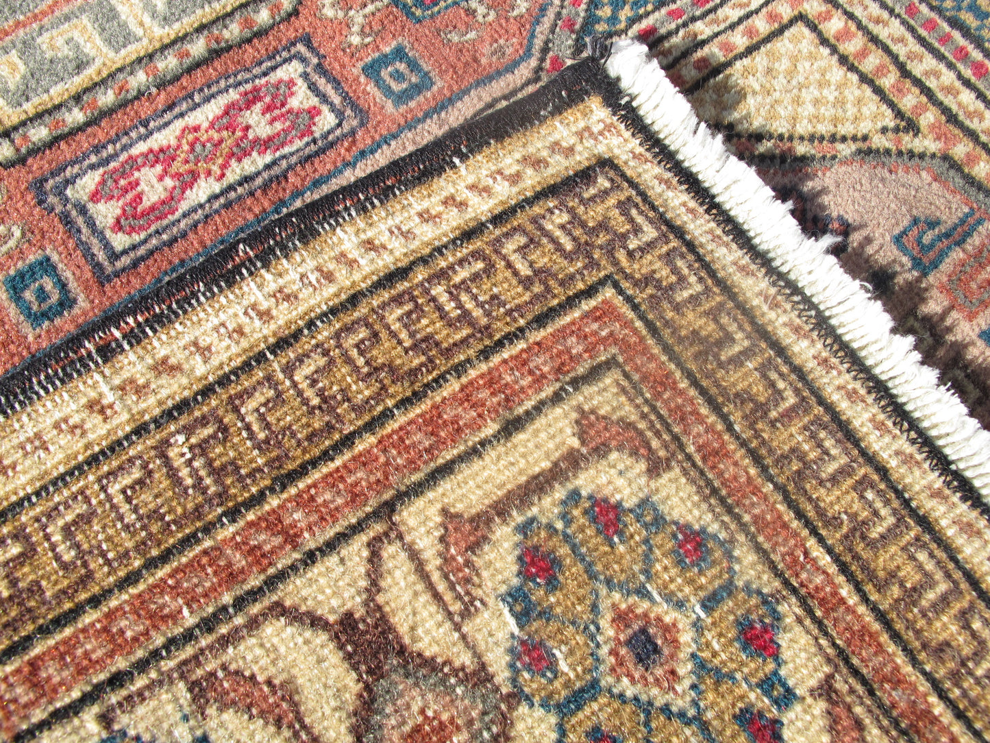 Vintage Oriental Wool Rug 6x9 Large Area Rug for Living Room,Traditional Turkish Carpet