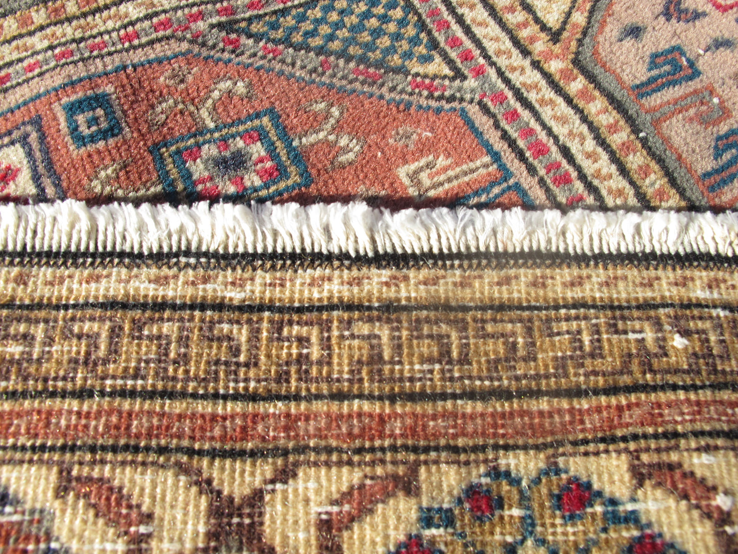 Vintage Oriental Wool Rug 6x9 Large Area Rug for Living Room,Traditional Turkish Carpet