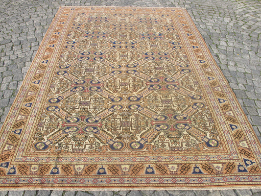 Hand Knotted Vintage - Semi Antique Oriental Rug,Boho Decor carpet