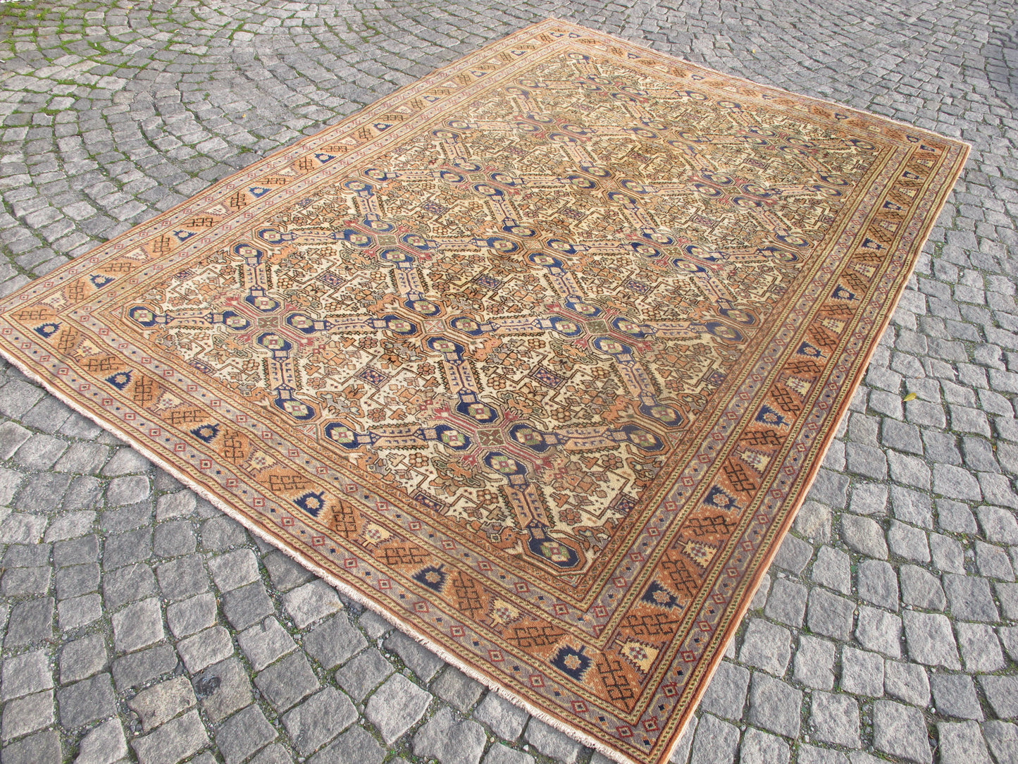 Hand Knotted Vintage - Semi Antique Oriental Rug,Boho Decor carpet