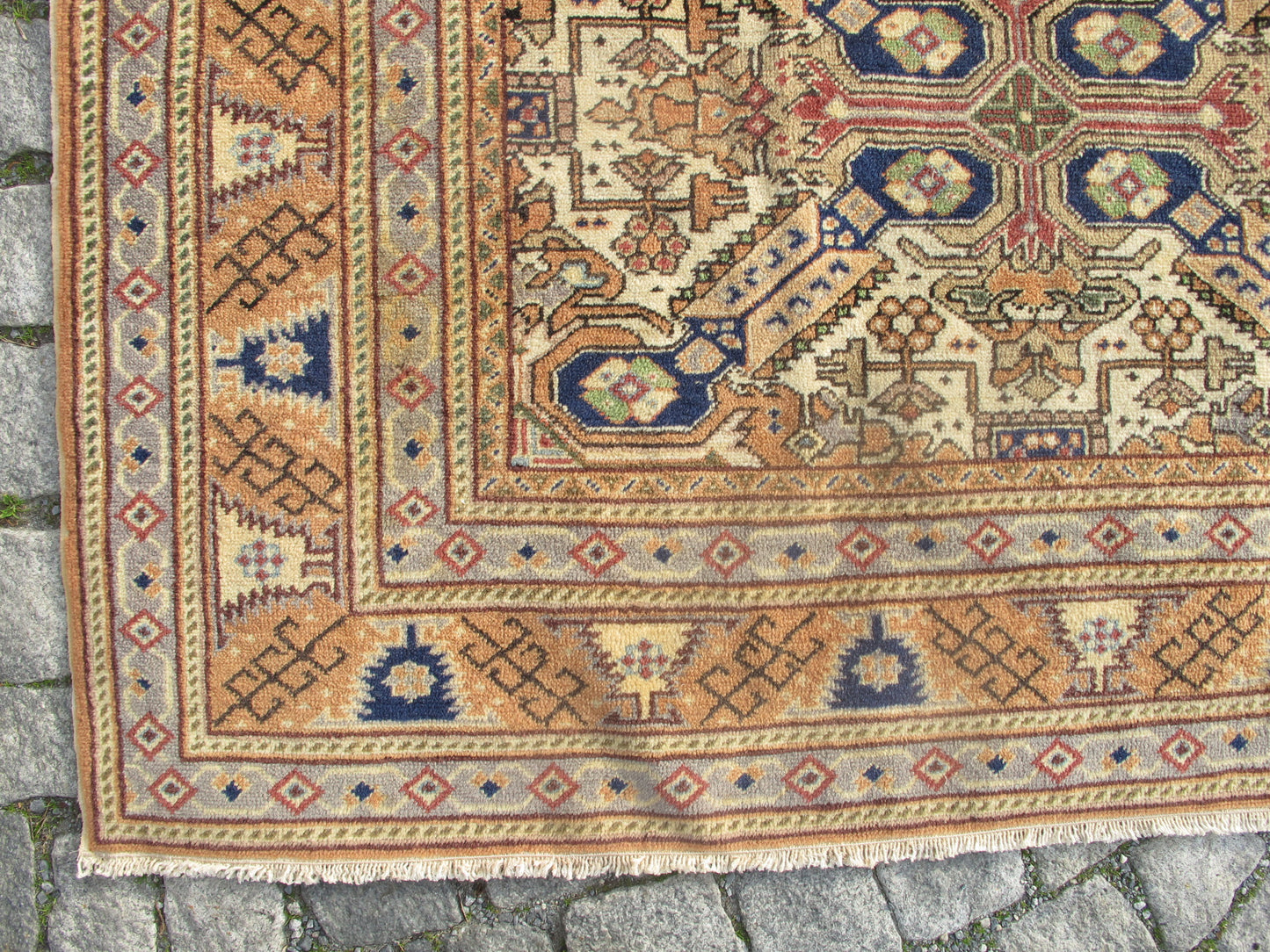 Hand Knotted Vintage - Semi Antique Oriental Rug,Boho Decor carpet