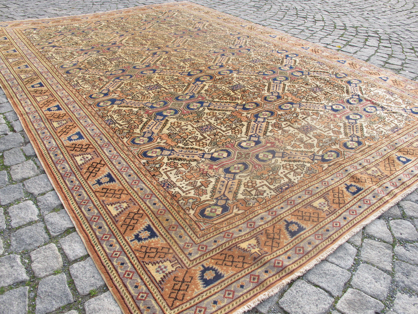Hand Knotted Vintage - Semi Antique Oriental Rug,Boho Decor carpet