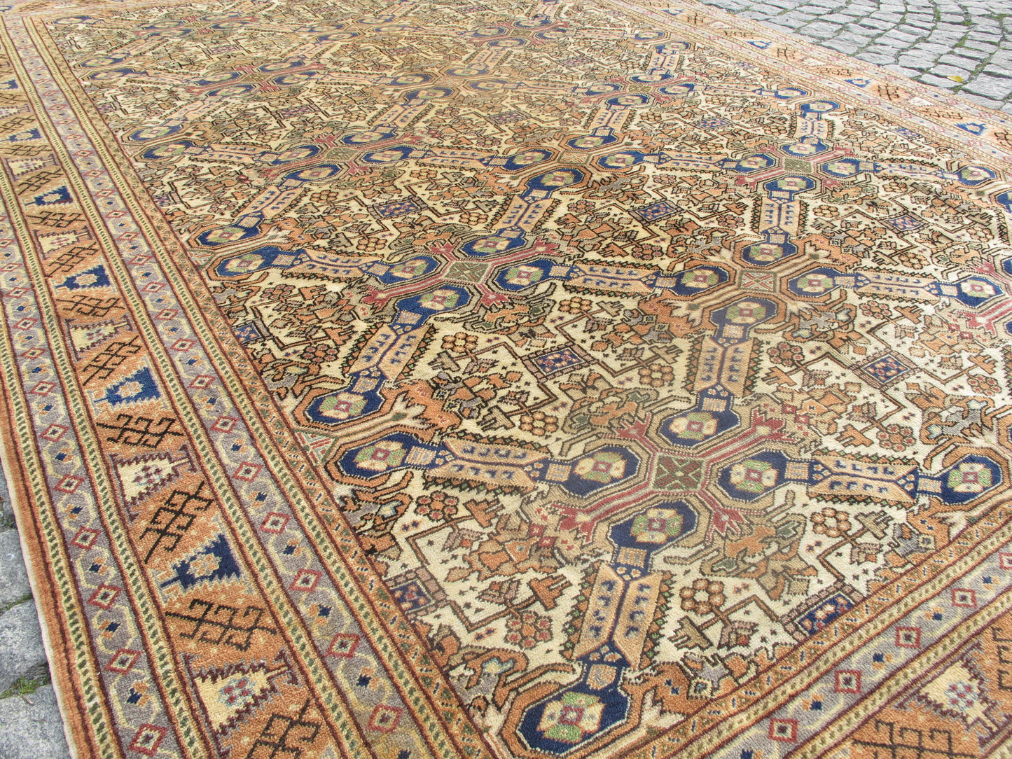 Hand Knotted Vintage - Semi Antique Oriental Rug,Boho Decor carpet