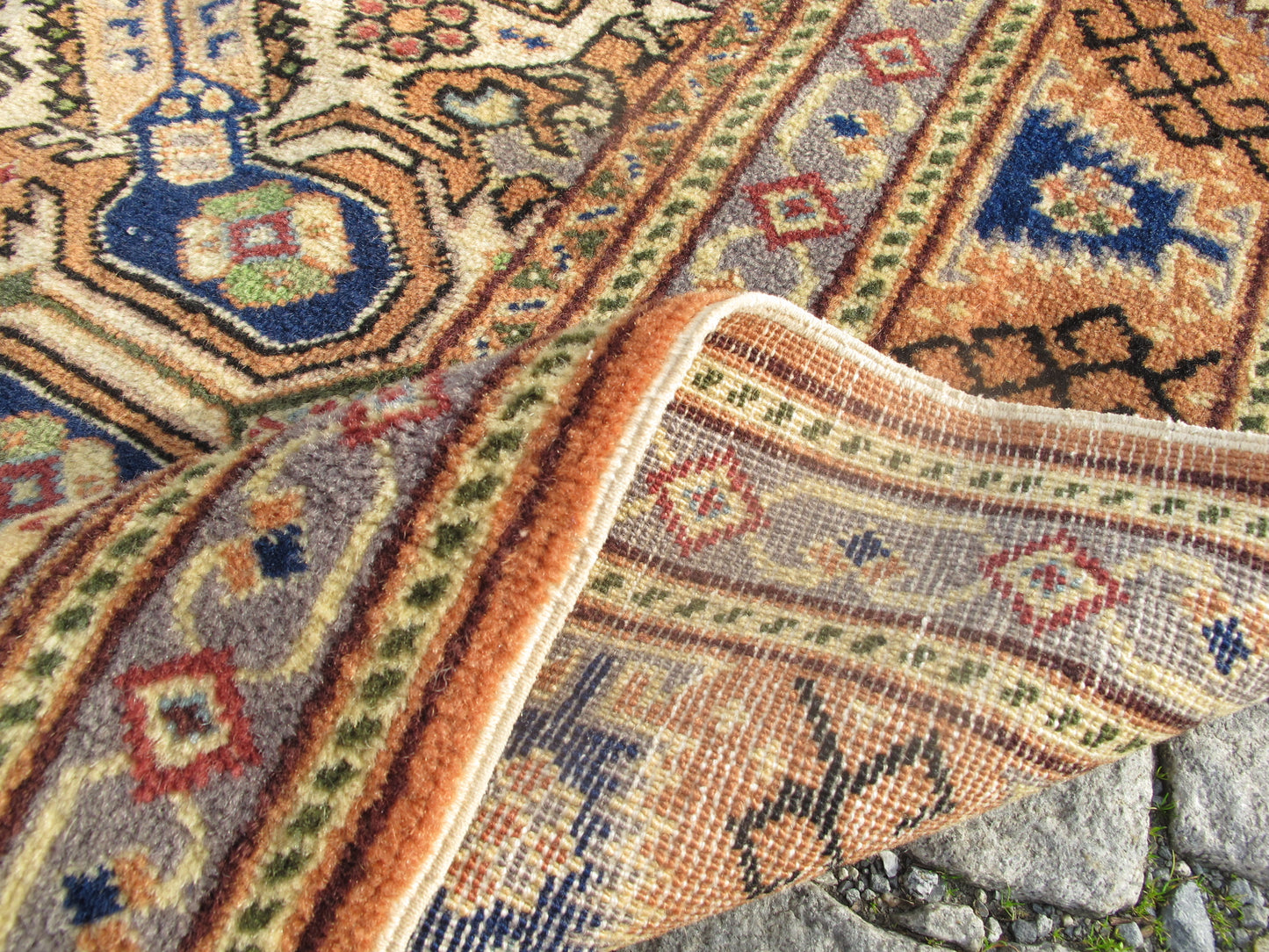 Hand Knotted Vintage - Semi Antique Oriental Rug,Boho Decor carpet