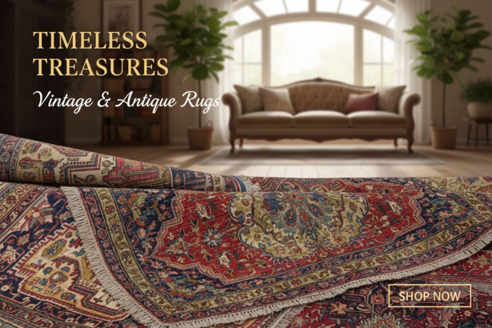 Vintage Rug Banner